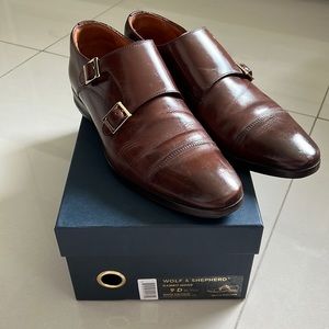 Wolf & Shepherd Gambit Monk size 9 men’s good condition dress shoes